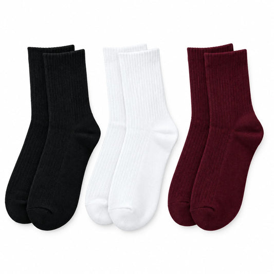 12-Pair Cotton Socks Pack